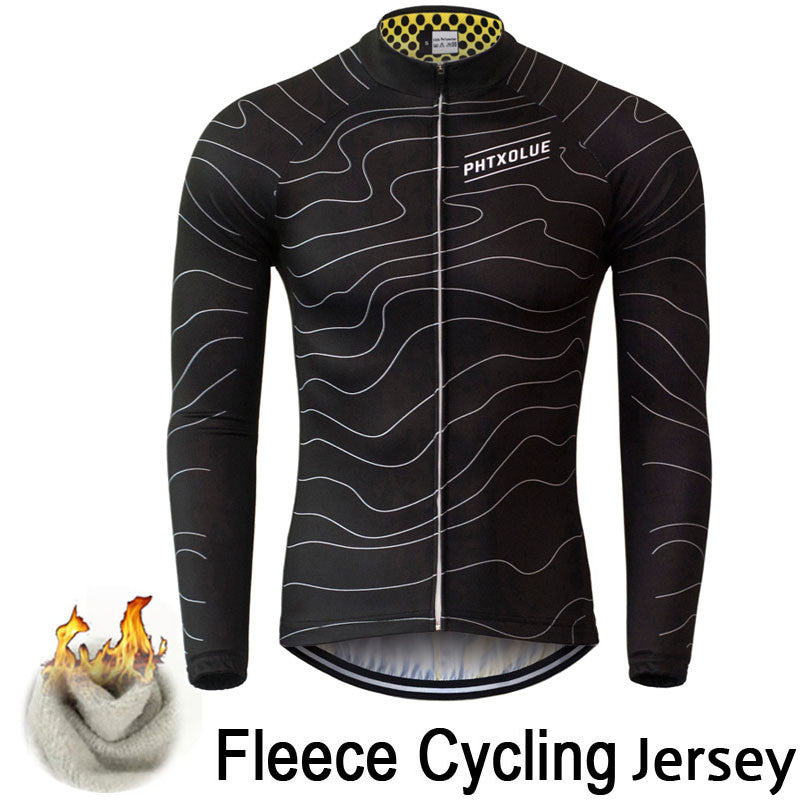 Winter Thermal Fleece Cycling Jersey