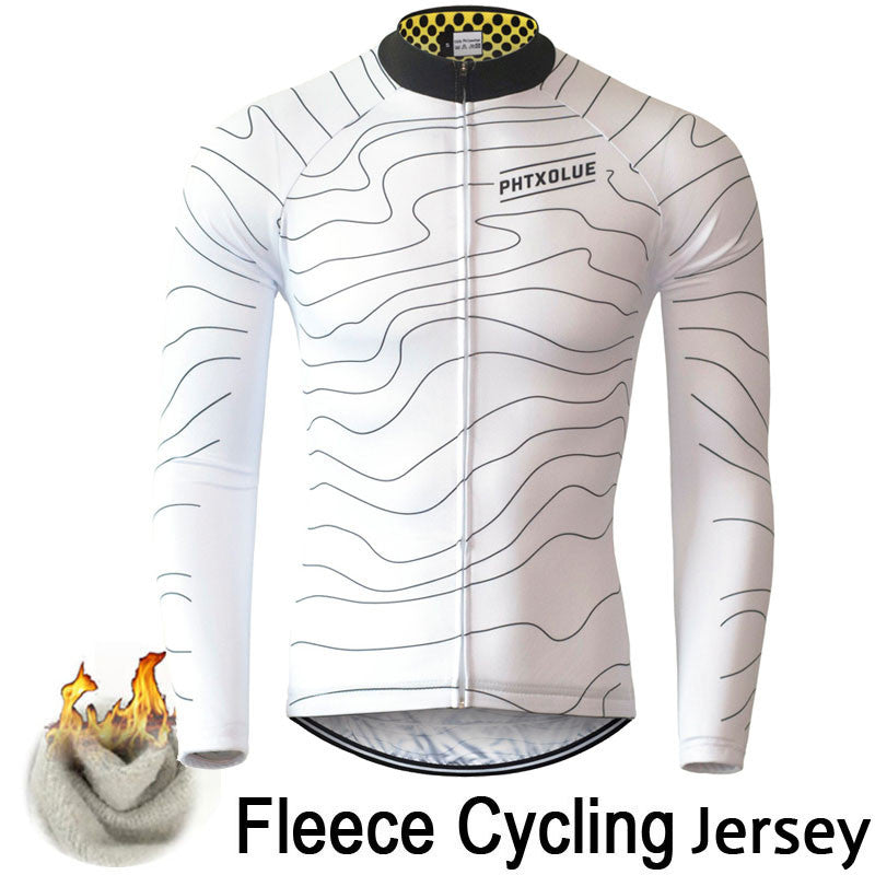 Winter Thermal Fleece Cycling Jersey