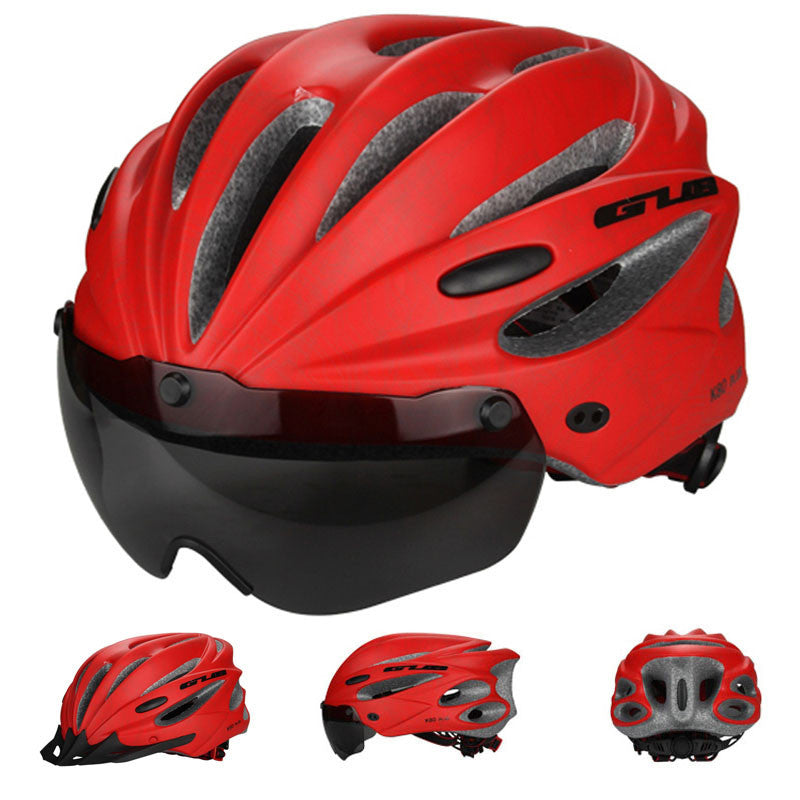 Magnetic Goggles Cycling Helmet