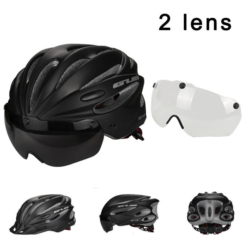 Magnetic Goggles Cycling Helmet