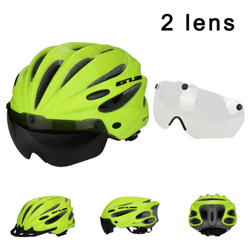 Magnetic Goggles Cycling Helmet