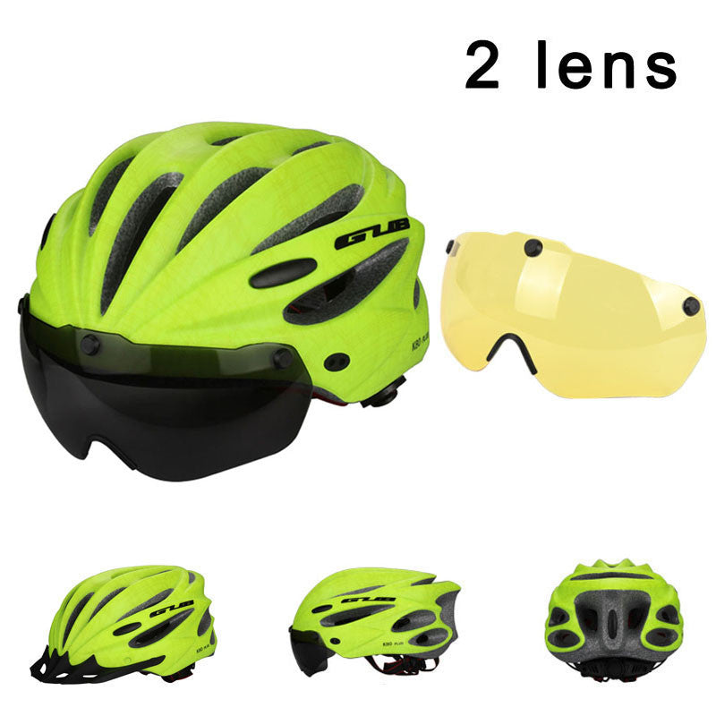 Magnetic Goggles Cycling Helmet