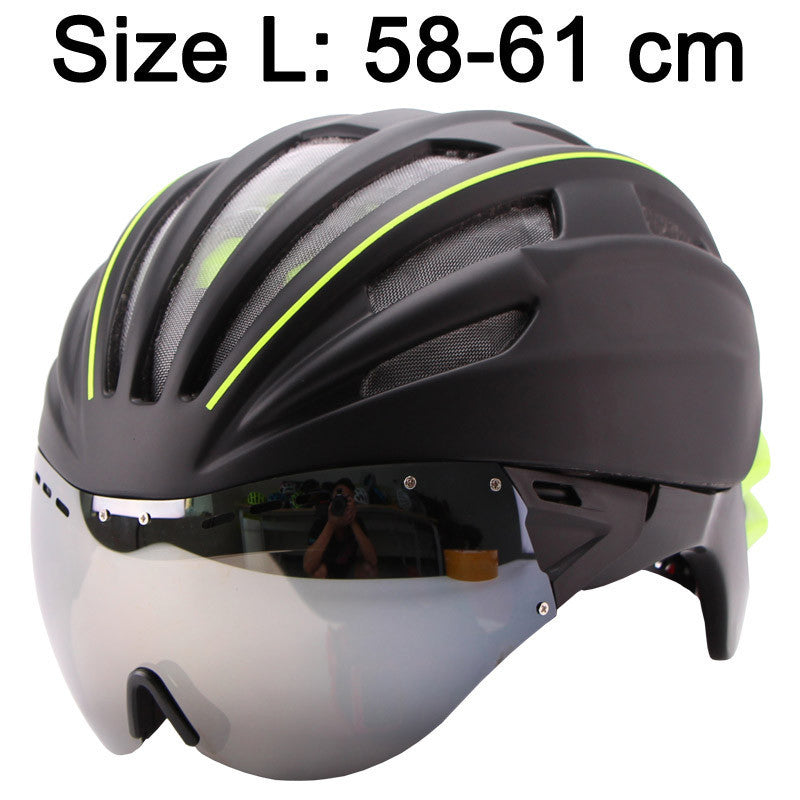 LOCLE Goggles Cycling Helmet