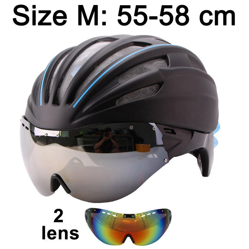 LOCLE Goggles Cycling Helmet