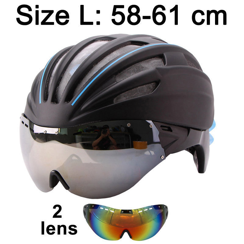 LOCLE Goggles Cycling Helmet