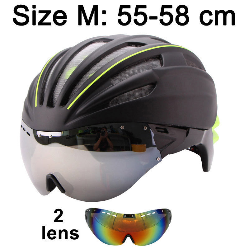 LOCLE Goggles Cycling Helmet