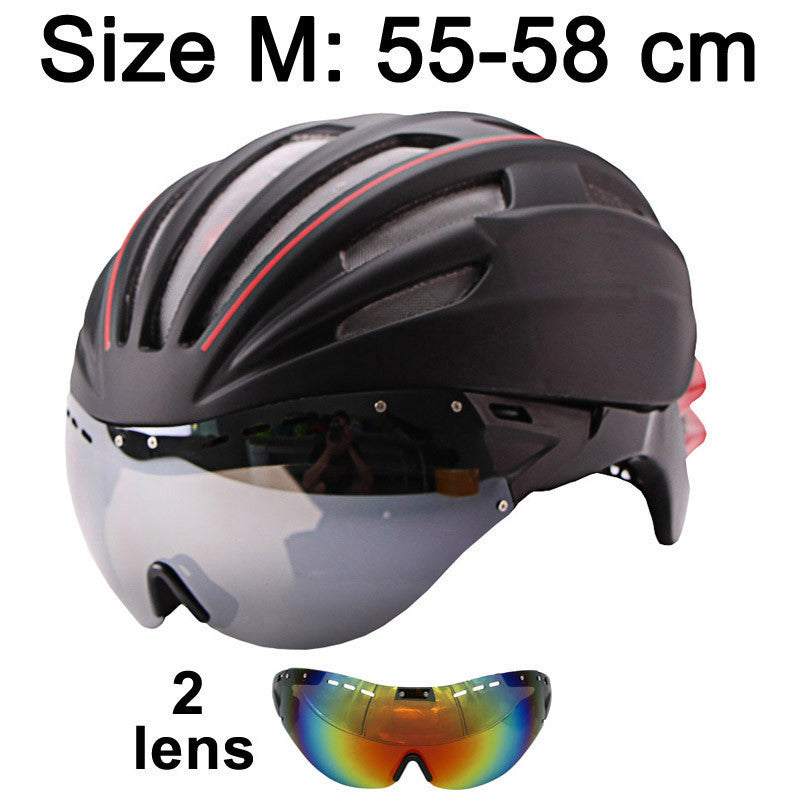 LOCLE Goggles Cycling Helmet