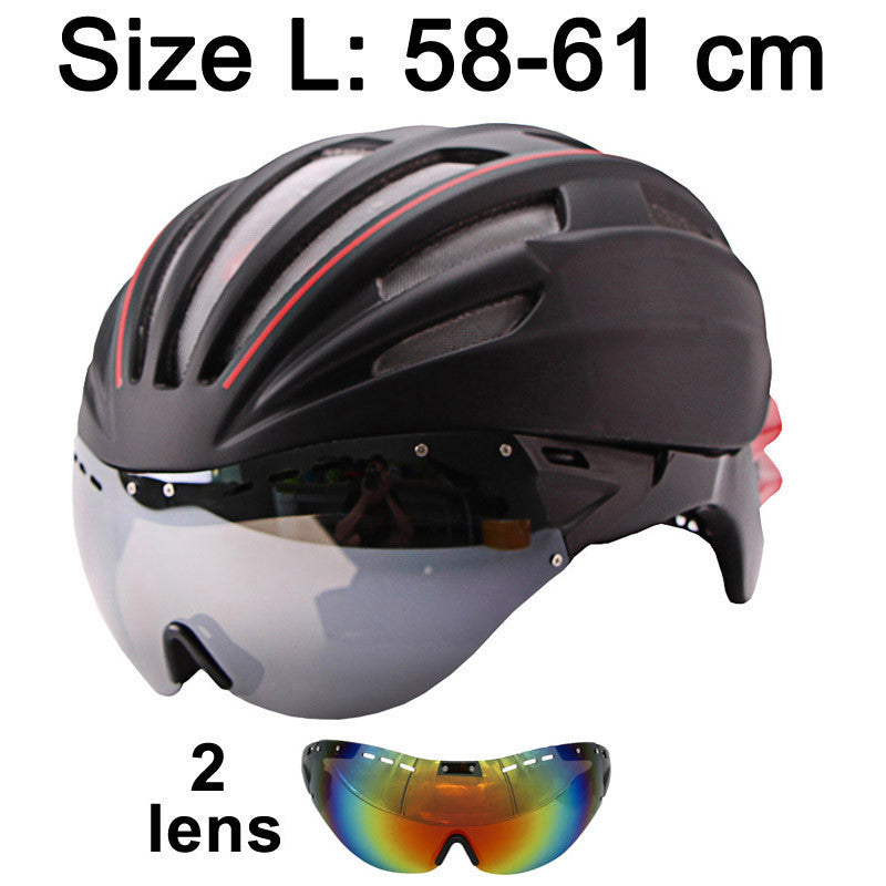 LOCLE Goggles Cycling Helmet