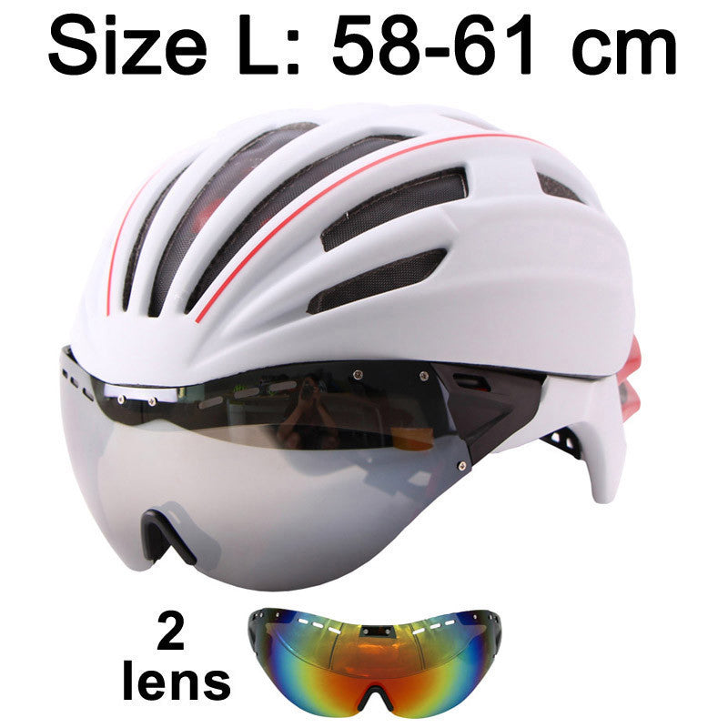 LOCLE Goggles Cycling Helmet