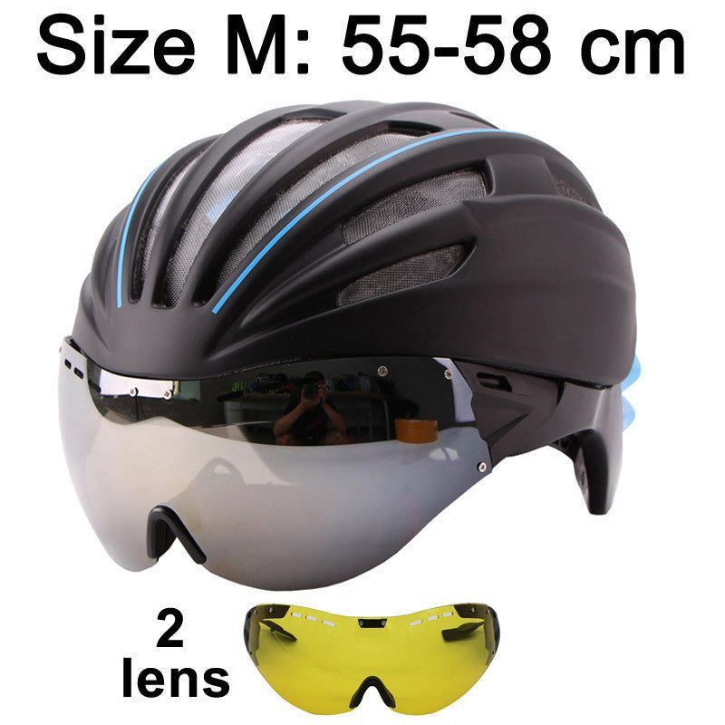 LOCLE Goggles Cycling Helmet