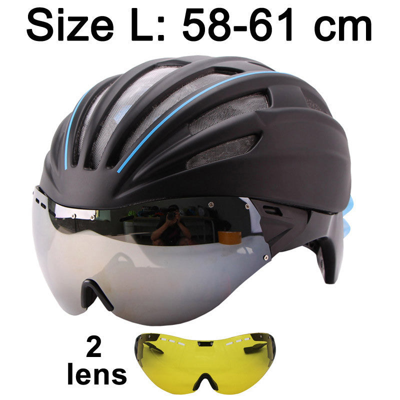 LOCLE Goggles Cycling Helmet