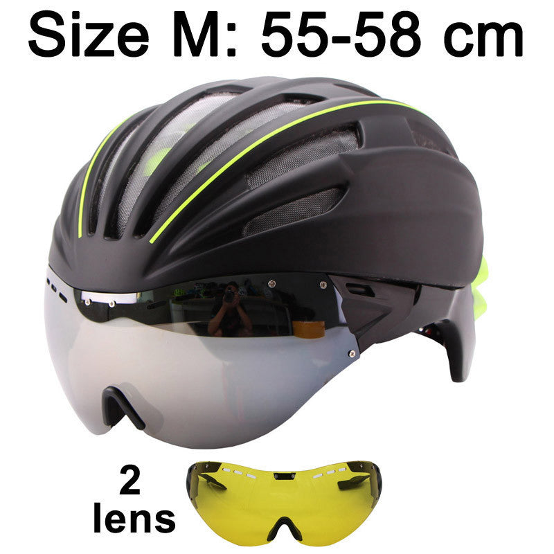 LOCLE Goggles Cycling Helmet