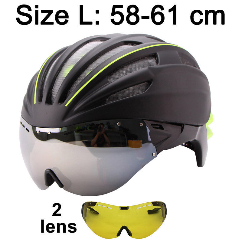 LOCLE Goggles Cycling Helmet