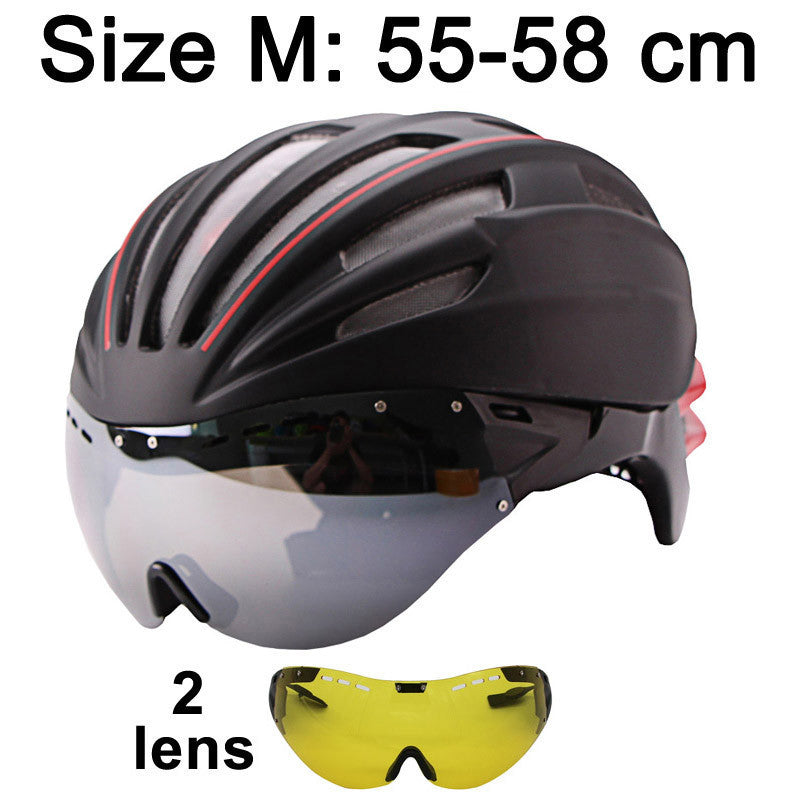 LOCLE Goggles Cycling Helmet