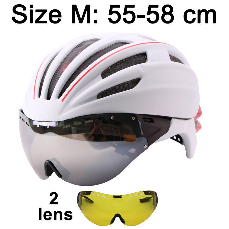 LOCLE Goggles Cycling Helmet