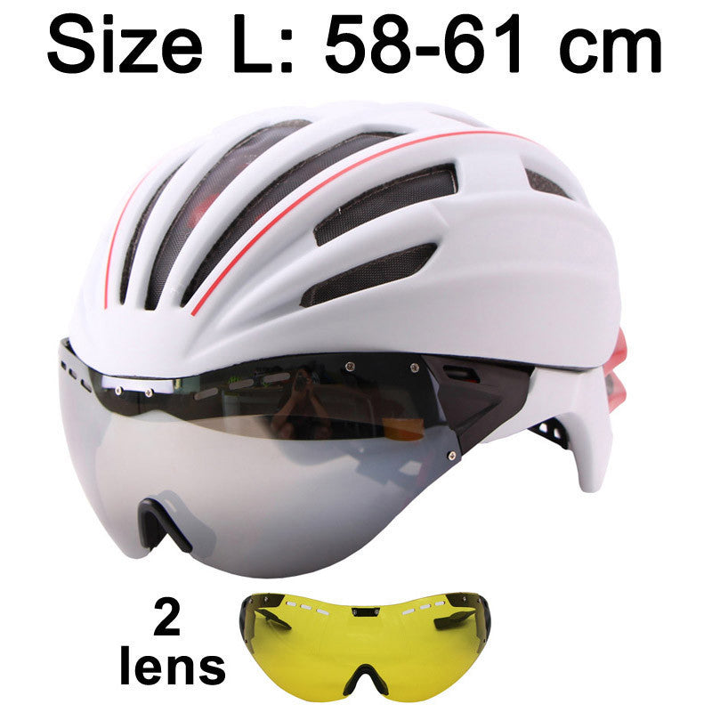 LOCLE Goggles Cycling Helmet