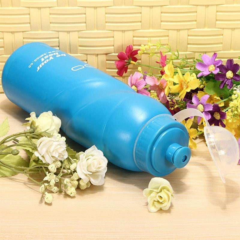 Blue Plastic Squeeze Polar Bottle