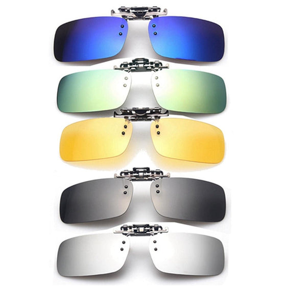 Unisex Polarized Clip On Sunglasses