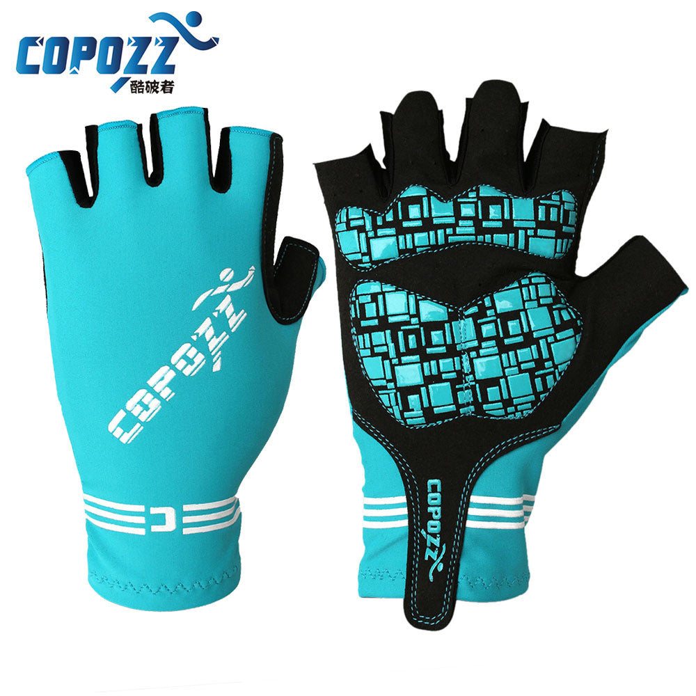 COPOZZ Half Finger Silicone GEL Cycling Gloves