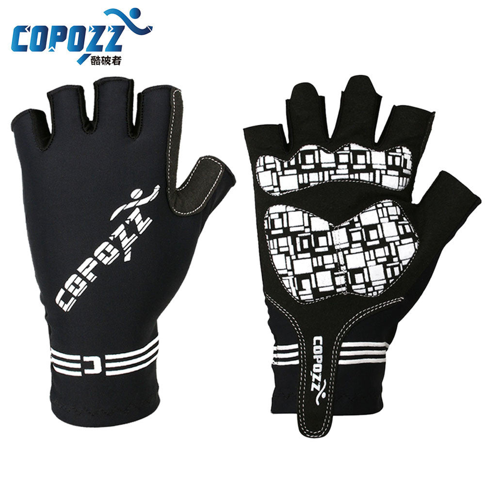 COPOZZ Half Finger Silicone GEL Cycling Gloves