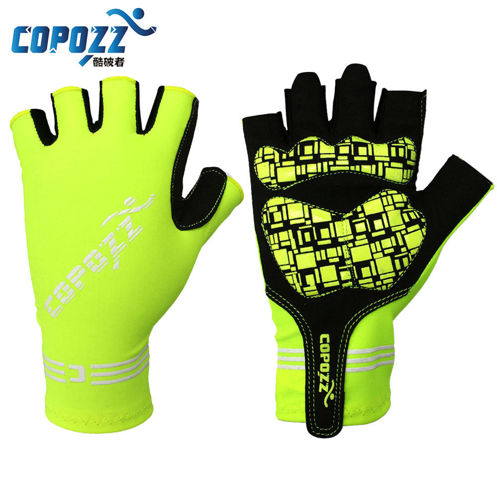 COPOZZ Half Finger Silicone GEL Cycling Gloves