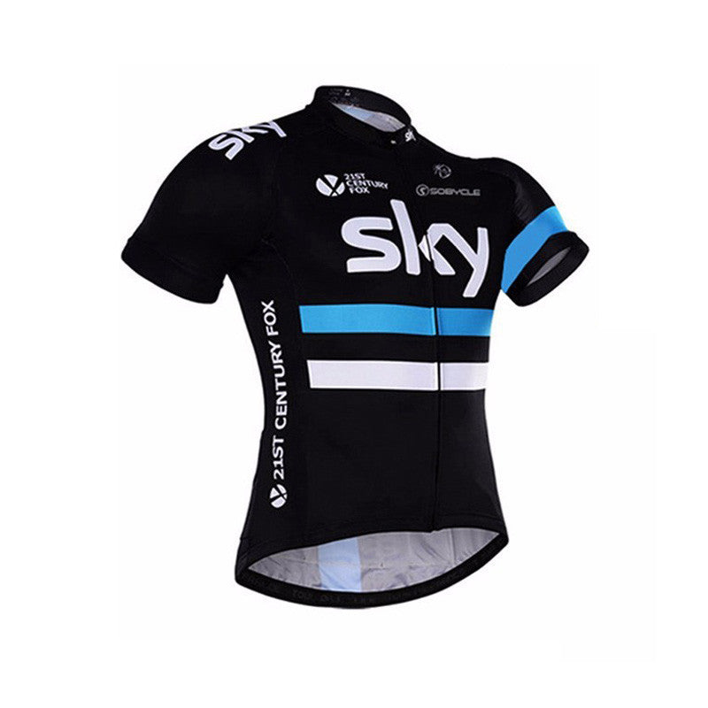 sky Pro Cycling Jersey Short Sleeve